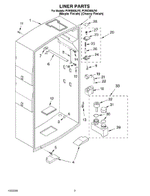 02 - Liner parts for Whirlpool Personal Valet System PVWC600JY0 from AppliancePartsPros.com
