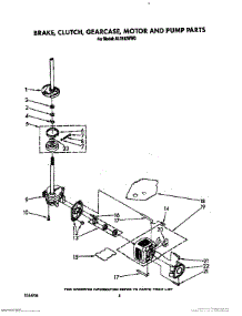 06 - Brake, Clutch, Gearcase, Motor And Pump parts for Whirlpool Washer AL3132WL0 from AppliancePartsPros.com