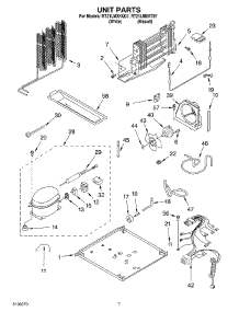 04 - Unit parts for Whirlpool Refrigerator RT21LMXKT07 from AppliancePartsPros.com