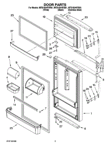 02 - Door Parts parts for Maytag Refrigerator MTB1854VRB01 from AppliancePartsPros.com