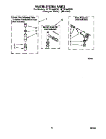 08 - Water System parts for Whirlpool Washer LLT7144BQ0 from AppliancePartsPros.com