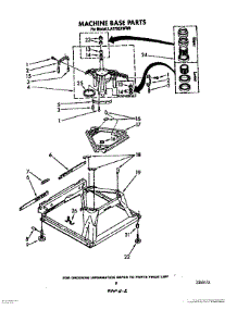 07 - Machine Base parts for Whirlpool Washer LA7700XWW0 from AppliancePartsPros.com
