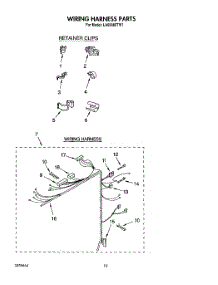 08 - Wiring Harness parts for Whirlpool Washer LA6888XTN1 from AppliancePartsPros.com
