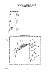 09 - Wiring Harness parts for Whirlpool Washer LA7088XTG1 from AppliancePartsPros.com