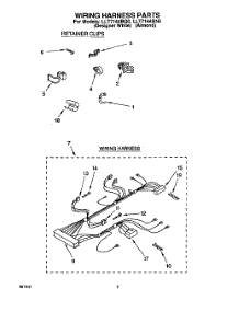 07 - Wiring Harness parts for Whirlpool Washer LLT7144BN0 from AppliancePartsPros.com