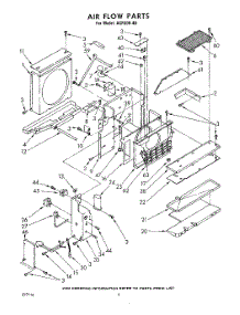 03 - Air Flow parts for Whirlpool Air Conditioner ACFE0940 from AppliancePartsPros.com