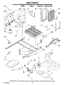 09 - Unit Parts parts for Maytag Refrigerator MSD2658KEU00 from AppliancePartsPros.com