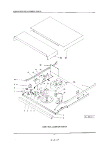 04 - Control Compartment parts for Kitchenaid Range KGSP145E from AppliancePartsPros.com