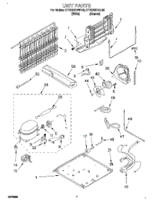 04 - Unit parts for Kitchenaid Refrigerator KTRC20KDWH00 from AppliancePartsPros.com
