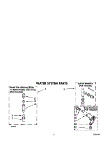 04 - Water System parts for Whirlpool Washer LA5558XTG2 from AppliancePartsPros.com