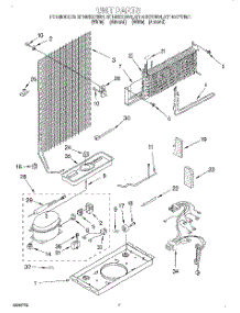 04 - Unit parts for Whirlpool Refrigerator RT14BKYFW01 from AppliancePartsPros.com
