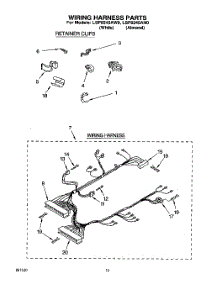 08 - Wiring Harness parts for Whirlpool Washer LSP8245AW0 from AppliancePartsPros.com