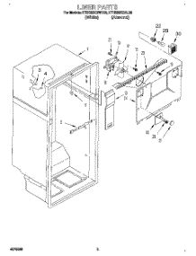 02 - Liner parts for Kitchenaid Refrigerator KTHS20KBAL00 from AppliancePartsPros.com