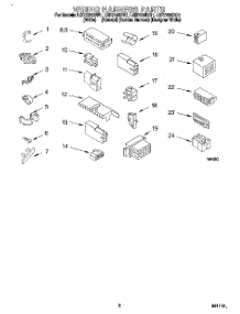 06 - Wiring Harness parts for Whirlpool Washer LSR7233BN1 from AppliancePartsPros.com
