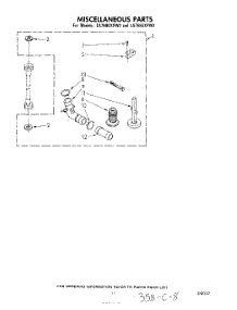 09 - Miscellaneous , Literature And Optional parts for Whirlpool Washer LA7685XPW2 from AppliancePartsPros.com