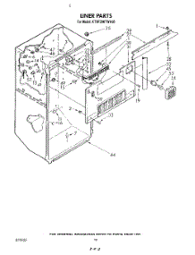 06 - Liner parts for Kitchenaid Refrigerator KTRF20KTWH00 from AppliancePartsPros.com