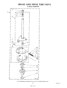 09 - Brake And Drive Tube parts for Whirlpool Washer LA6300XTW0 from AppliancePartsPros.com