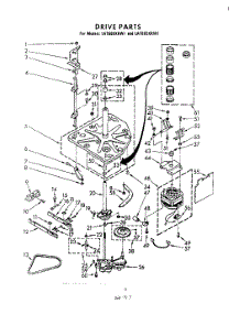 03 - Drive parts for Whirlpool Washer LA7685XKW1 from AppliancePartsPros.com