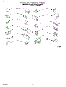07 - Wiring Harness parts for Whirlpool Washer 3LSR5233BW0 from AppliancePartsPros.com