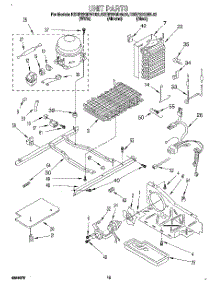 10 - Unit parts for Kitchenaid Refrigerator KSRP22QDWH02 from AppliancePartsPros.com
