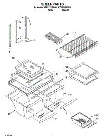 03 - Shelf Parts parts for Kitchenaid Refrigerator KTRP22KRBT00 from AppliancePartsPros.com