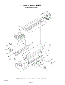 04 - Control Panel parts for Kitchenaid Washer KAWE742VWH0 from AppliancePartsPros.com