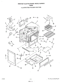 04 - Body parts for Whirlpool Range F5808L0 from AppliancePartsPros.com