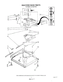 07 - Machine Base parts for Whirlpool Washer LA7088XTM0 from AppliancePartsPros.com