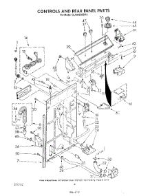 03 - Controls And Rear Panel parts for Whirlpool Washer GLA5580XSF3 from AppliancePartsPros.com