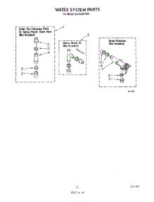 11 - Water System parts for Whirlpool Washer LA7680XTW0 from AppliancePartsPros.com