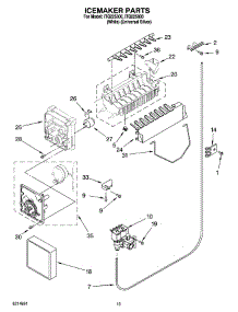 12 - Icemaker Parts, Optional Parts (Not Included) parts for Whirlpool Refrigerator ITQ225300 from AppliancePartsPros.com
