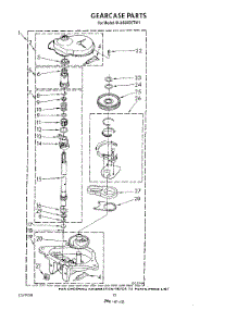 10 - Gearcase parts for Whirlpool Washer 6LA6300XTG1 from AppliancePartsPros.com