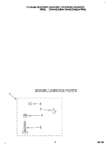 03 - Miscellaneous parts for Whirlpool Washer RAL5144BL1 from AppliancePartsPros.com