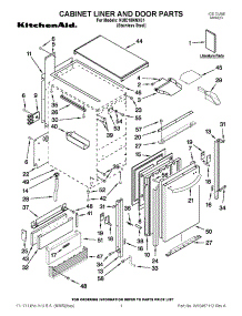 05 - Liner Parts parts for Whirlpool Refrigerator CT21GKXPT01 from AppliancePartsPros.com