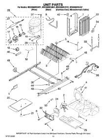 09 - Unit Parts parts for Maytag Refrigerator MSD2669KEA01 from AppliancePartsPros.com