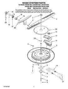 03 - Wash System Parts parts for Whirlpool Dishwasher DK524N1ASS0 from AppliancePartsPros.com