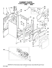 02 - Cabinet Parts parts for Maytag Dryer MGD6400TQ0 from AppliancePartsPros.com