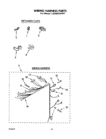 09 - Wiring Harness parts for Whirlpool Washer LA9680XWF1 from AppliancePartsPros.com