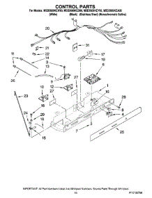 10 - Control Parts parts for Maytag Refrigerator MSD2669KEB00 from AppliancePartsPros.com