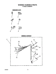 09 - Wiring Harness parts for Whirlpool Washer LA9580XWN1 from AppliancePartsPros.com