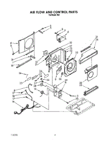 03 - Air Flow And Control parts for Whirlpool Air Conditioner R61 from AppliancePartsPros.com