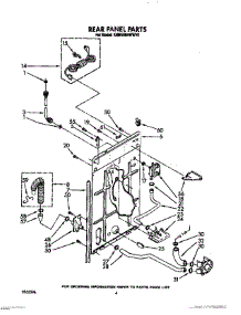 03 - Rear Panel parts for Kitchenaid Washer KAWE564WWH1 from AppliancePartsPros.com