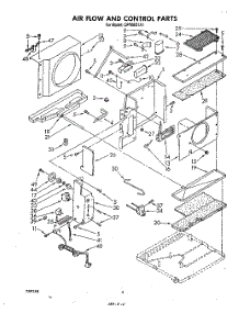 03 - Air Flow And Control , Lit / Optional parts for Whirlpool Air Conditioner CPT08D1A1 from AppliancePartsPros.com