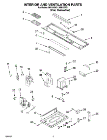 03 - Interior And Ventilation Parts parts for Whirlpool Microwave IMH15XRS1 from AppliancePartsPros.com