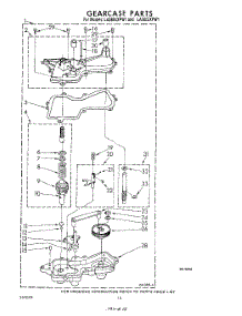 10 - Gearcase parts for Whirlpool Washer LA5800XPW1 from AppliancePartsPros.com