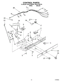 11 - Control parts for Whirlpool Refrigerator ED2GTQXKT01 from AppliancePartsPros.com