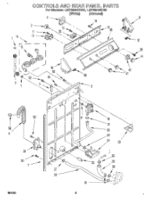 02 - Controls And Rear Panel parts for Whirlpool Washer LSP6244BW0 from AppliancePartsPros.com