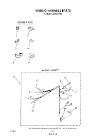 08 - Wiring Harness parts for Whirlpool Washer LA6055XTF0 from AppliancePartsPros.com