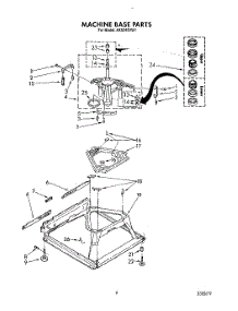 07 - Machine Base parts for Whirlpool Washer AX6245VG1 from AppliancePartsPros.com