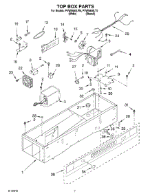 04 - Top Box parts for Whirlpool Personal Valet System PVWN600LT0 from AppliancePartsPros.com